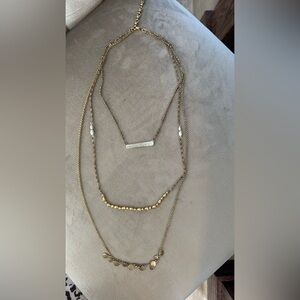 Lucky Brand 3 layer necklace